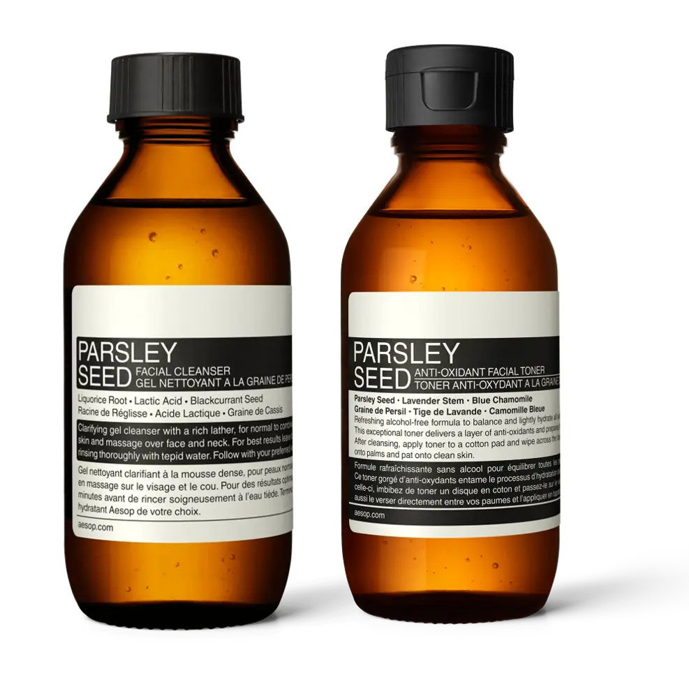 Parsley Seed Facial Cleansing & Hydration Duo
