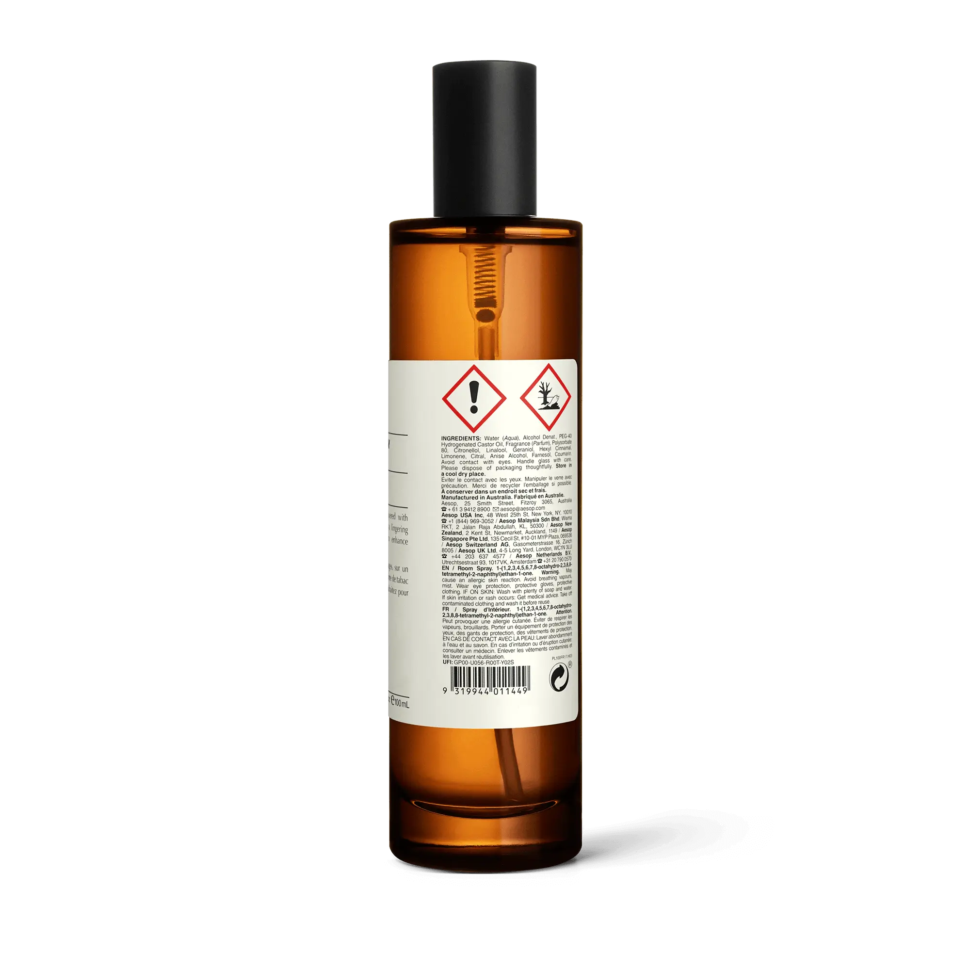 aesop pink pepper lavender tobacco Istros Aromatique Room Spray | A Smoky Floral Room Mist